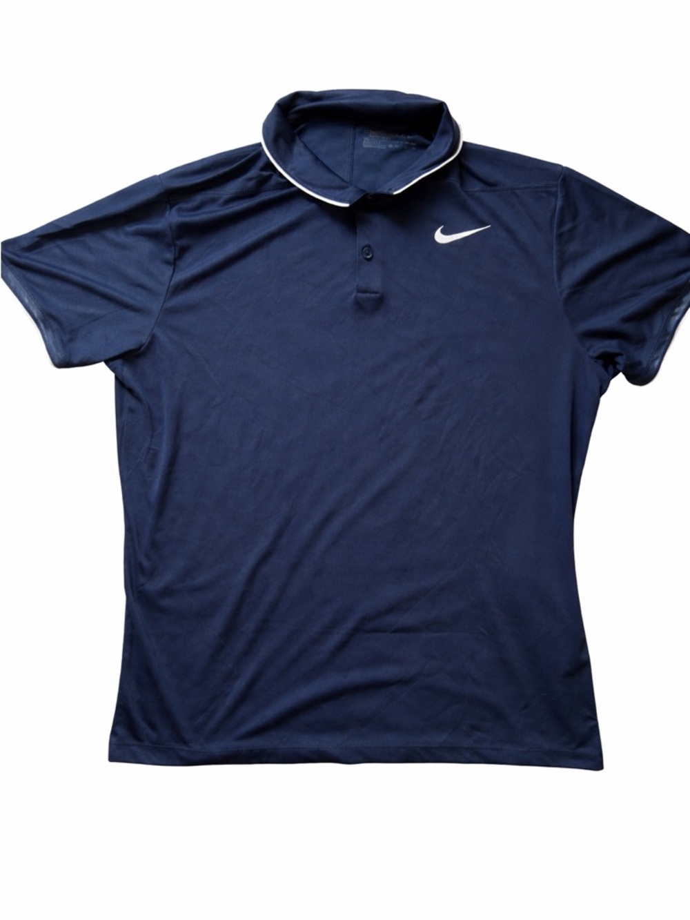 Nike Golf Dri-FIT Polo Shirt XL Navy Blue Athletic Mens